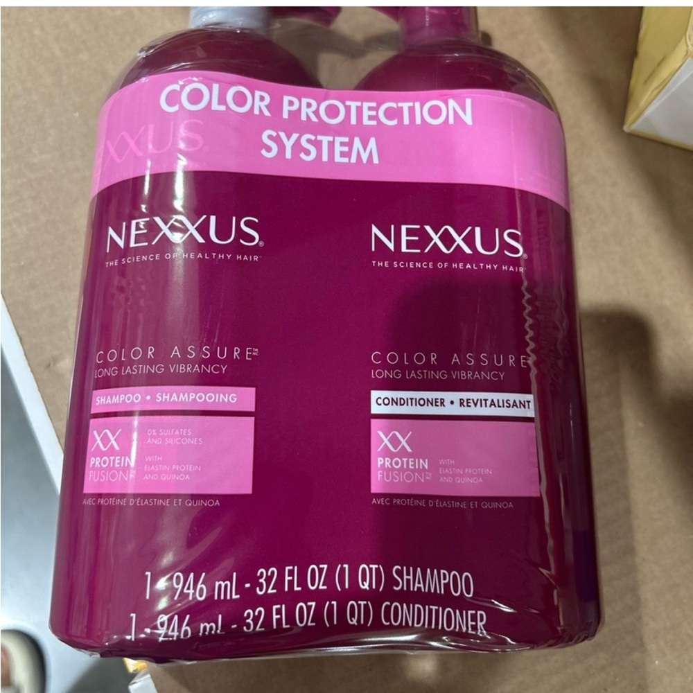 Nexxus Color Assure Shampoo & Conditioner Set, 32 fl oz Each X 2 = 64 Oz New - Picture 2 of 4